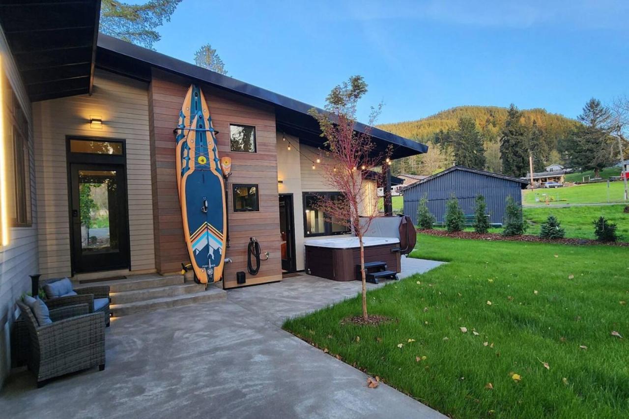Luxe Lake Cabin Hot Tub Grill Firepit Ev Charger Onalaska Luaran gambar